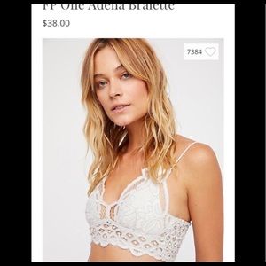 Free People One Adella Bralette NWOT